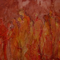 petites traces en miroir f 20 x 20